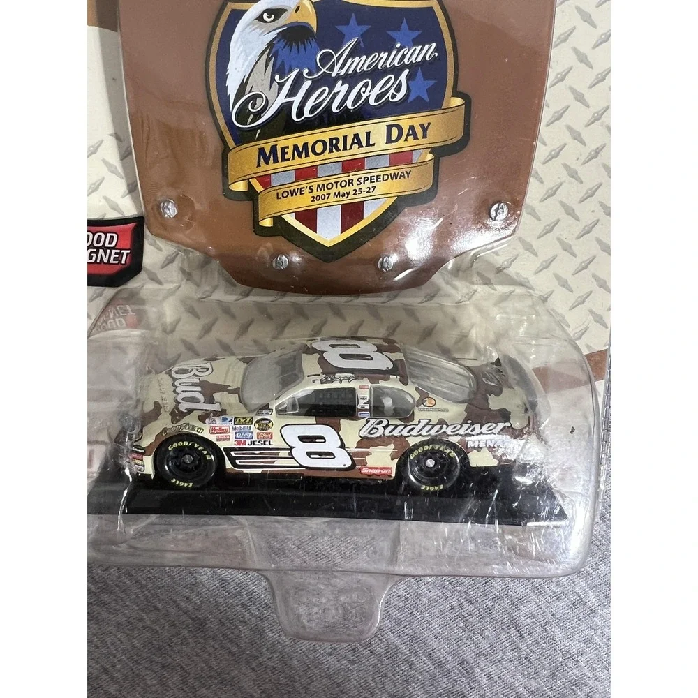 Motorsports Authentics NASCAR No.8 Budweiser Die-Cast Car American Heroes 2007
